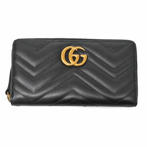 Gucci Double GG Zip Around Long Wallet